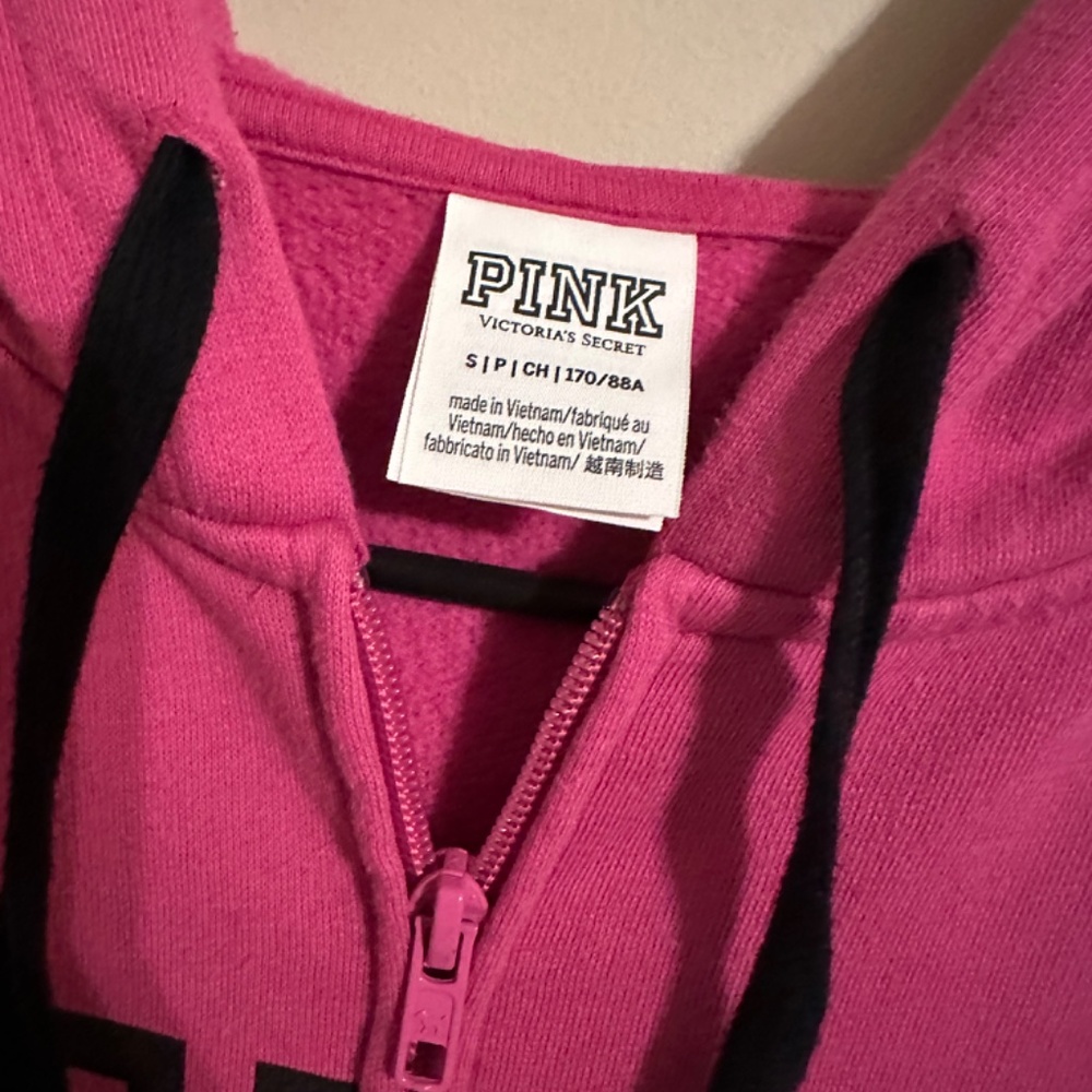 PINK by Victoria Secret Pink Zip Up Sweatshirt - Picture 2 of 2